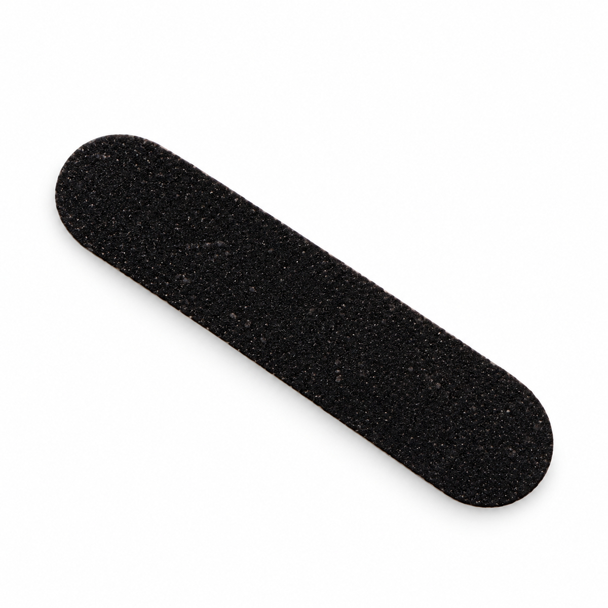 Included black nail file on a white background
