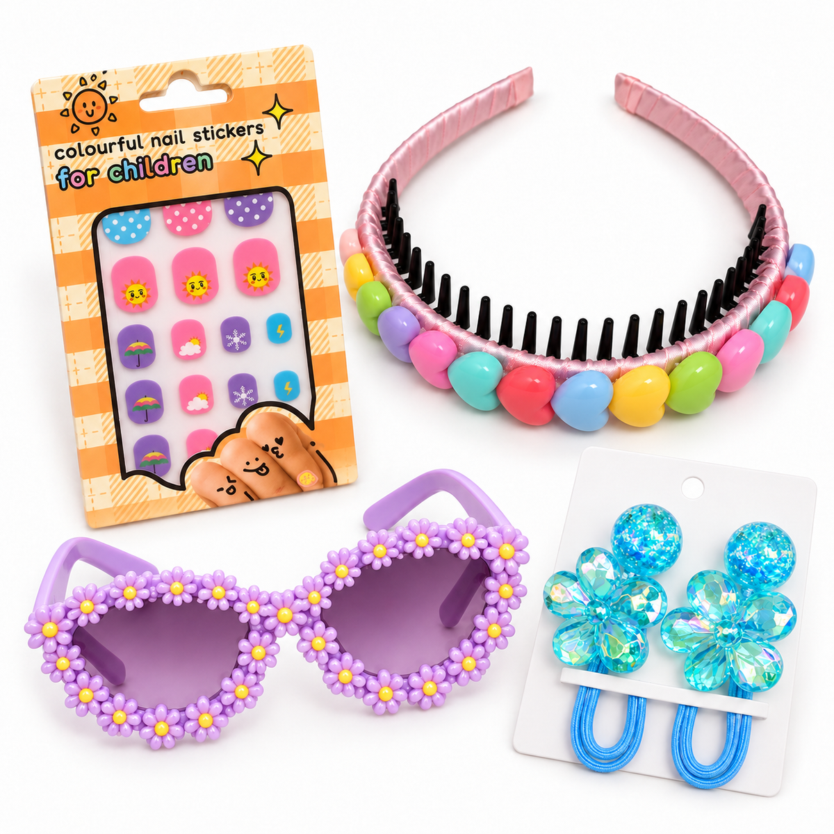 Pastel Playdate Bundle complete contents on white — AI-styled product illustration